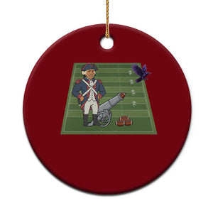 George Washington Vs The Purple Crow Rivalry Ceramic Ornament NE Football Gift TS12 1pc Red Print Your Wear