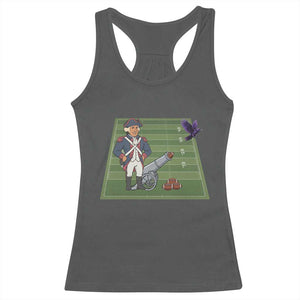 George Washington Vs The Purple Crow Rivalry Racerback Tank Top NE Football Gift TS12 Dark Heather Print Your Wear