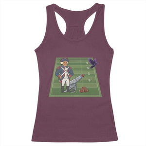 George Washington Vs The Purple Crow Rivalry Racerback Tank Top NE Football Gift TS12 Maroon Print Your Wear