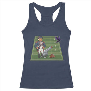George Washington Vs The Purple Crow Rivalry Racerback Tank Top NE Football Gift TS12 Navy Print Your Wear