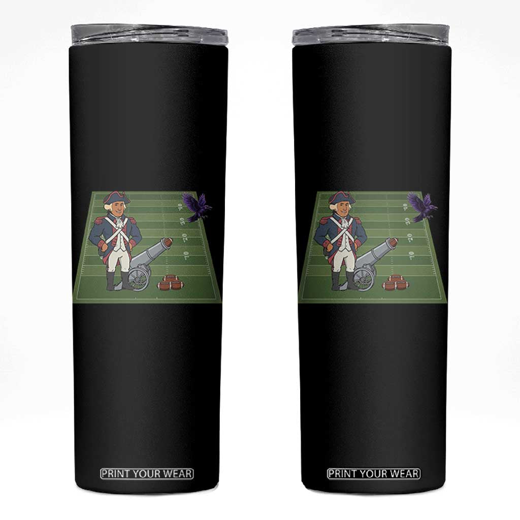 George Washington Vs The Purple Crow Rivalry Skinny Tumbler NE Football Gift TS12 Black Print Your Wear
