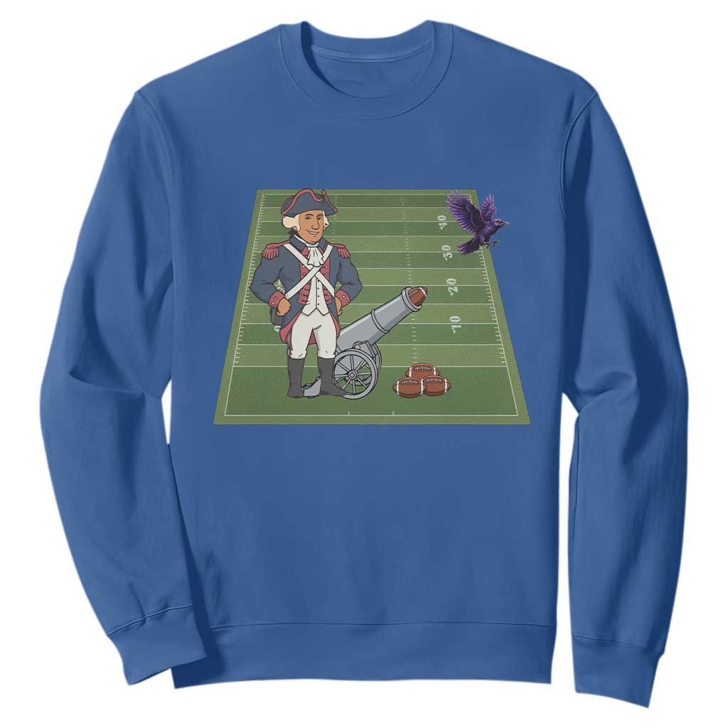 George Washington Vs The Purple Crow Rivalry Sweatshirt NE Football Gift TS12 Royal Blue Print Your Wear