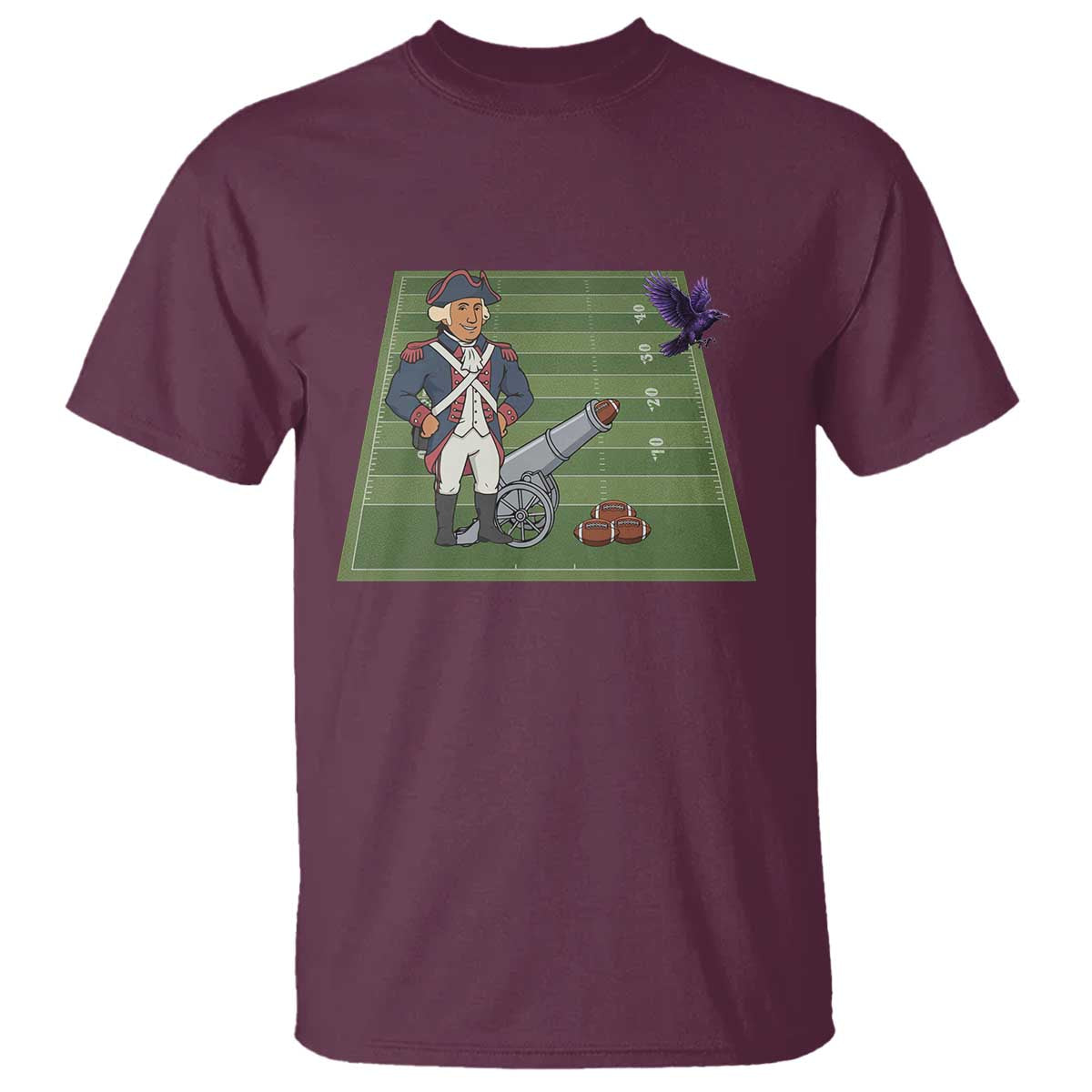 George Washington Vs The Purple Crow Rivalry T Shirt NE Football Gift TS12 Maroon Print Your Wear
