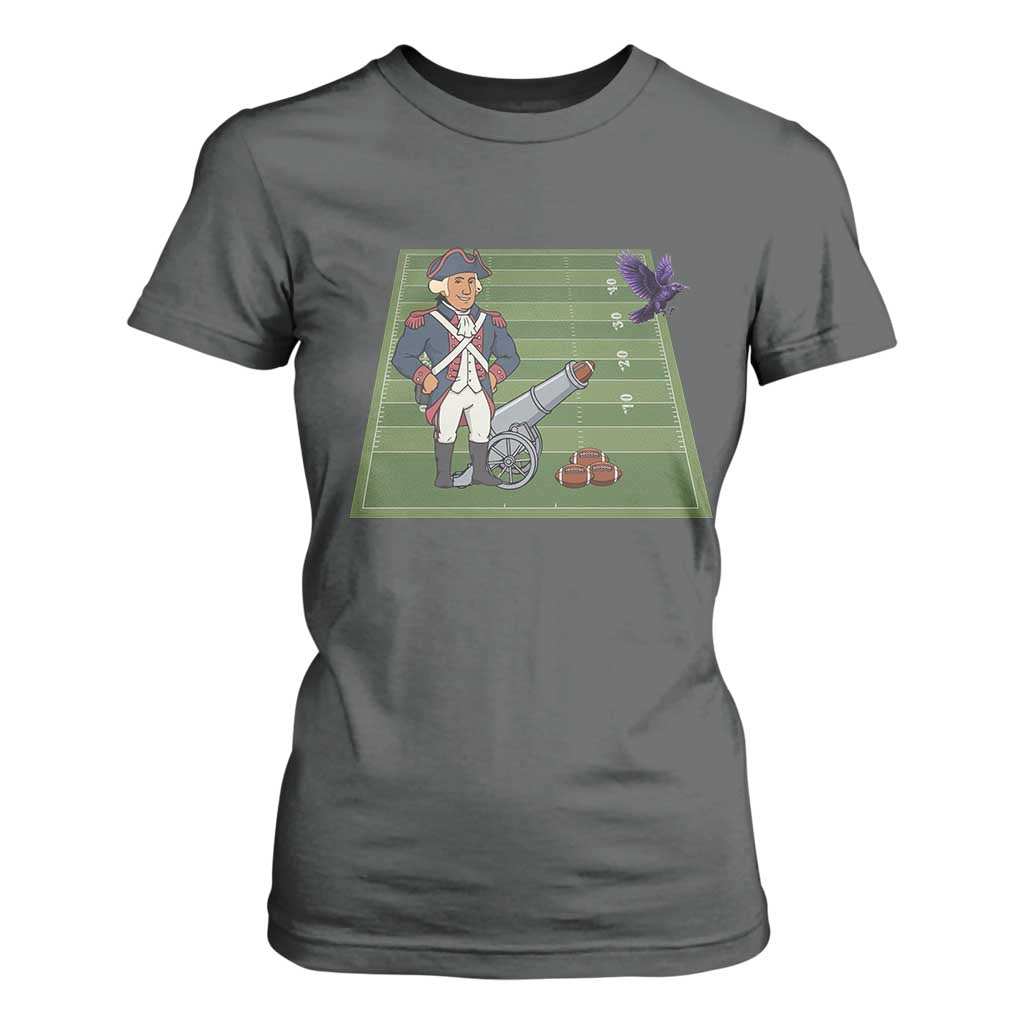 George Washington Vs The Purple Crow Rivalry T Shirt For Women NE Football Gift TS12 Dark Heather Print Your Wear