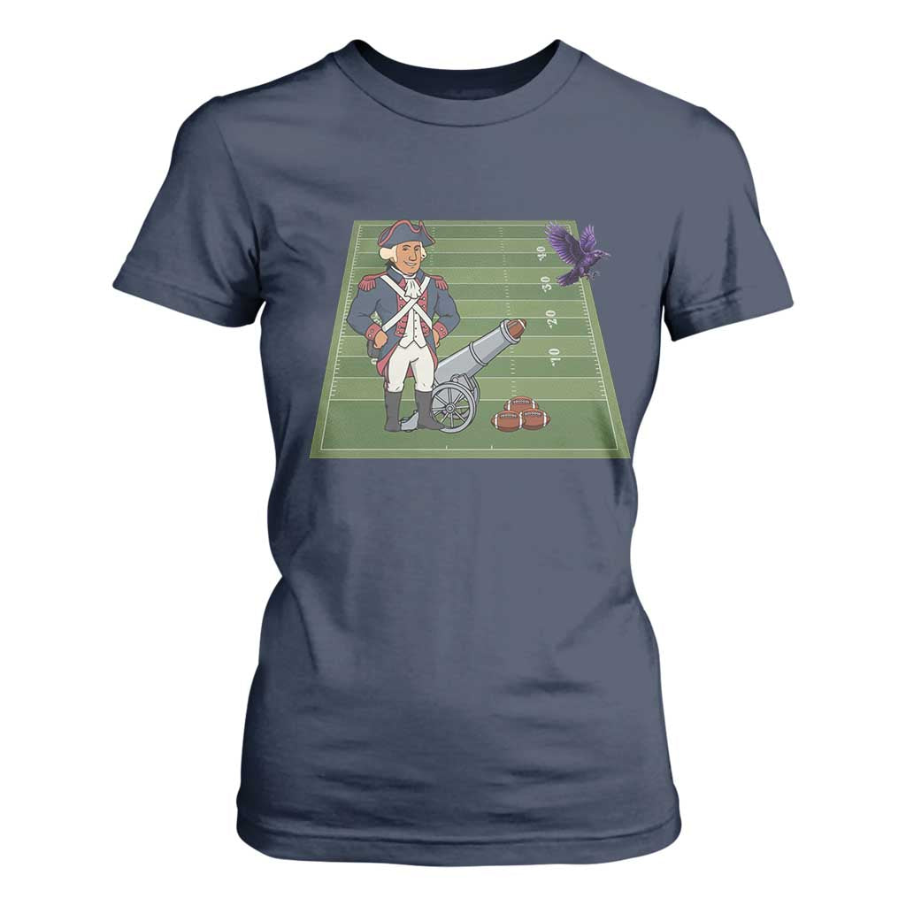 George Washington Vs The Purple Crow Rivalry T Shirt For Women NE Football Gift TS12 Navy Print Your Wear