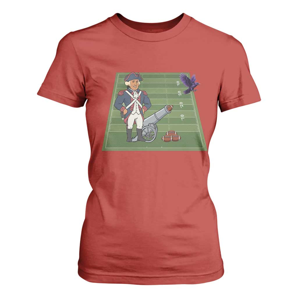 George Washington Vs The Purple Crow Rivalry T Shirt For Women NE Football Gift TS12 Red Print Your Wear