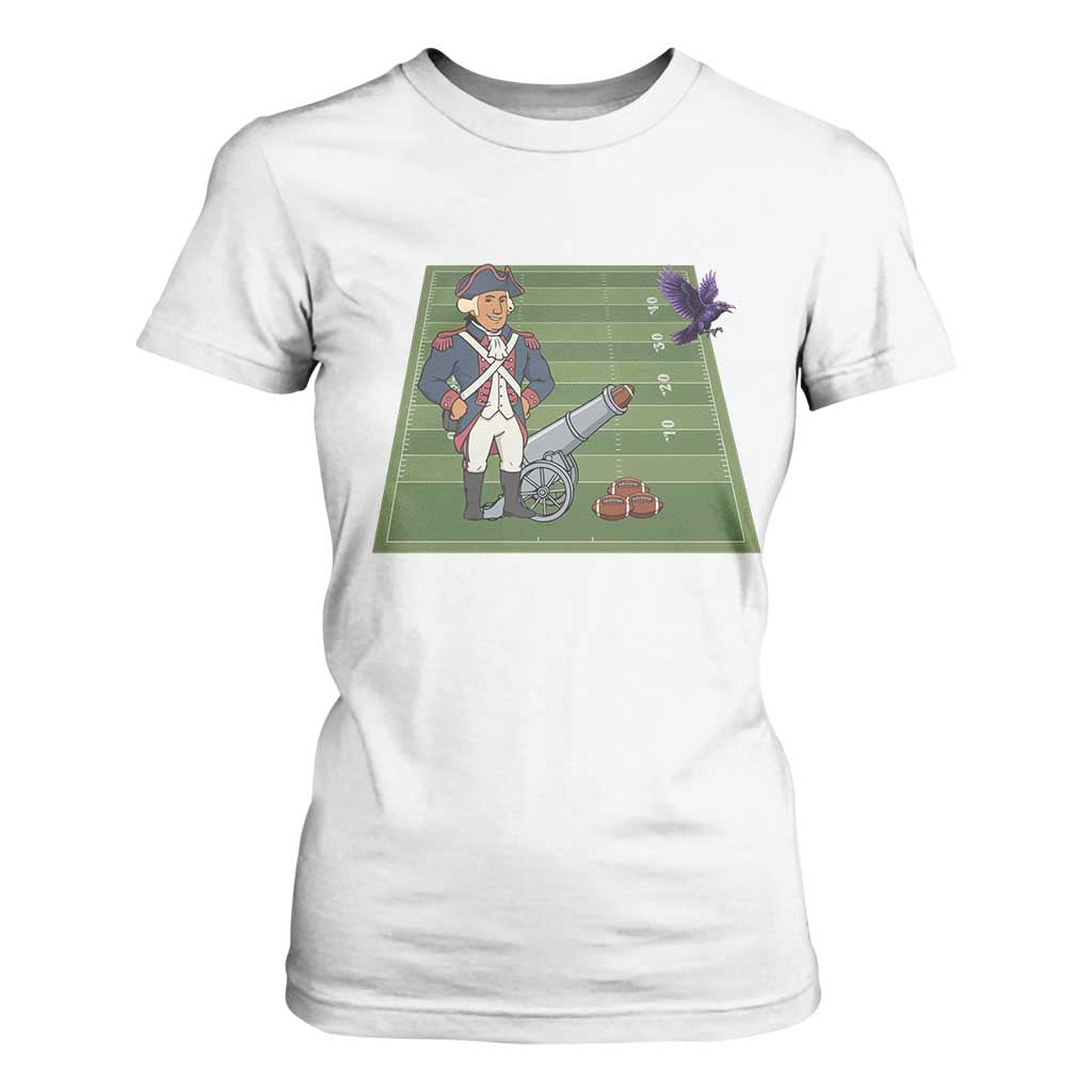 George Washington Vs The Purple Crow Rivalry T Shirt For Women NE Football Gift TS12 White Print Your Wear