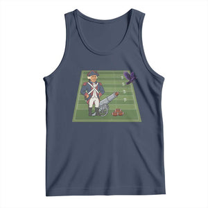 George Washington Vs The Purple Crow Rivalry Tank Top NE Football Gift TS12 Navy Print Your Wear