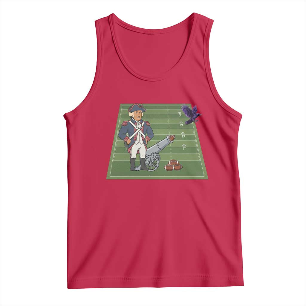 George Washington Vs The Purple Crow Rivalry Tank Top NE Football Gift TS12 Red Print Your Wear