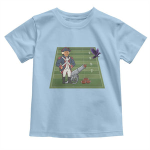George Washington Vs The Purple Crow Rivalry Toddler T Shirt NE Football Gift TS12 Light Blue Print Your Wear