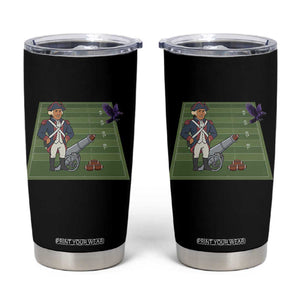 George Washington Vs The Purple Crow Rivalry Tumbler Cup NE Football Gift TS12 Black Print Your Wear