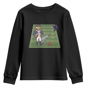 George Washington Vs The Purple Crow Rivalry Youth Sweatshirt NE Football Gift TS12 Black Print Your Wear