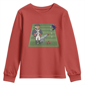 George Washington Vs The Purple Crow Rivalry Youth Sweatshirt NE Football Gift TS12 Red Print Your Wear