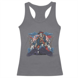 NE Dark Football Spirit Rivalry Racerback Tank Top Game Day Lover Gift TS12 Charcoal Print Your Wear