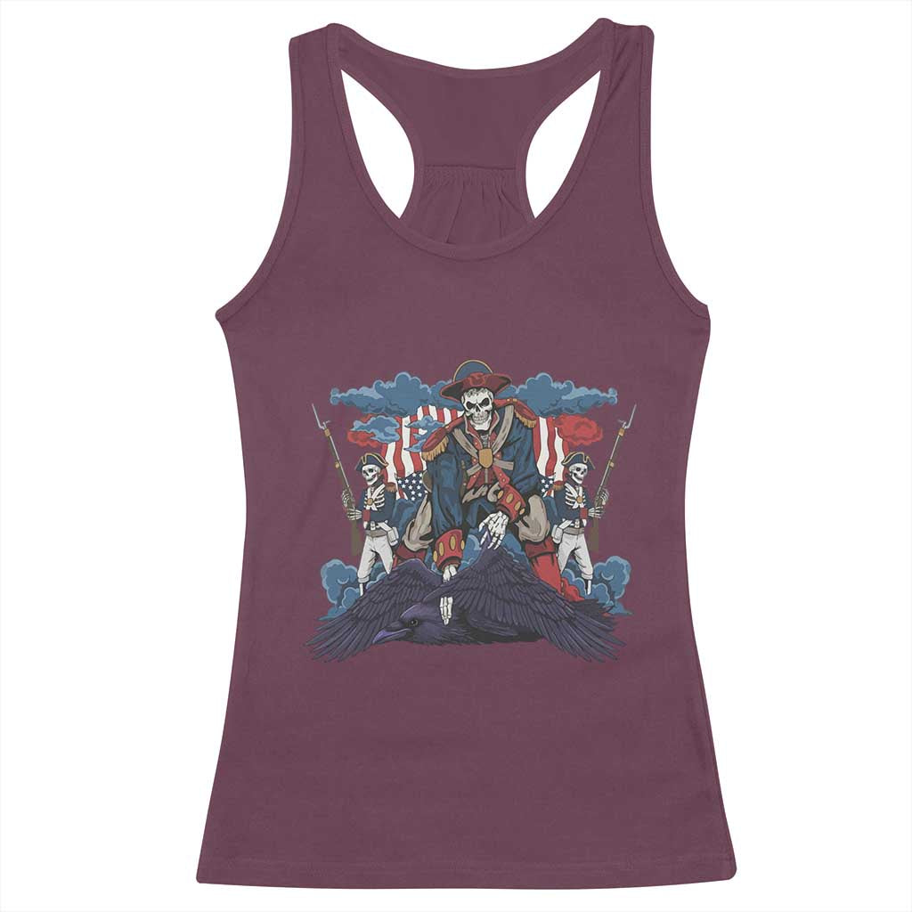 NE Dark Football Spirit Rivalry Racerback Tank Top Game Day Lover Gift TS12 Maroon Print Your Wear