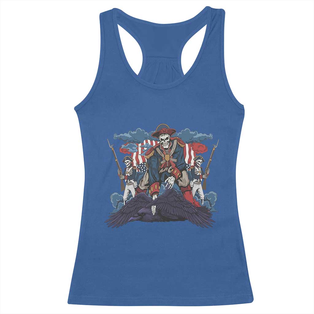 NE Dark Football Spirit Rivalry Racerback Tank Top Game Day Lover Gift TS12 Royal Blue Print Your Wear