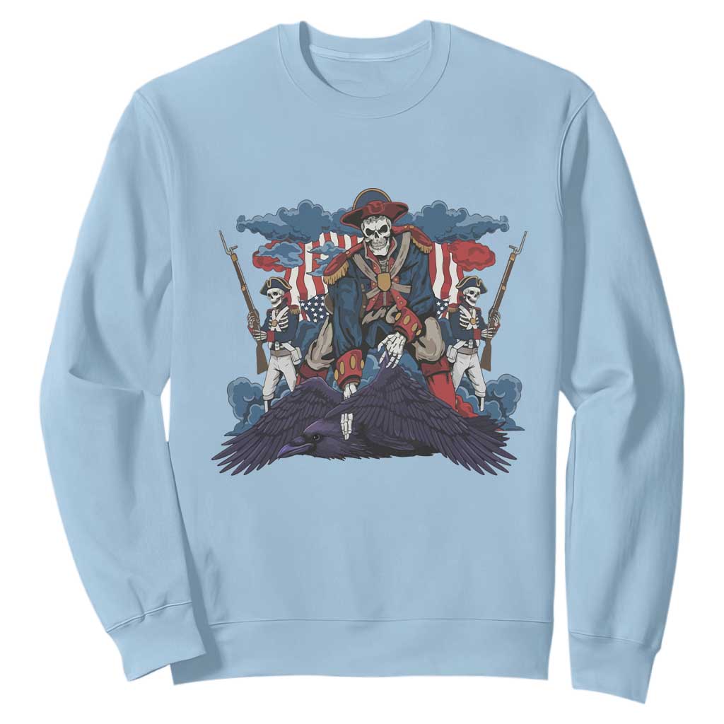 NE Dark Football Spirit Rivalry Sweatshirt Game Day Lover Gift TS12 Light Blue Print Your Wear