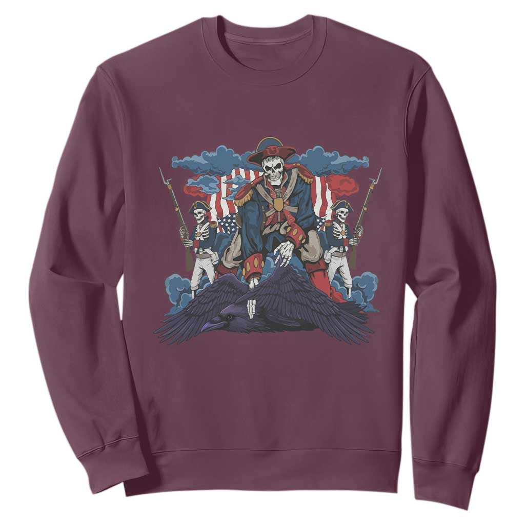 NE Dark Football Spirit Rivalry Sweatshirt Game Day Lover Gift TS12 Maroon Print Your Wear