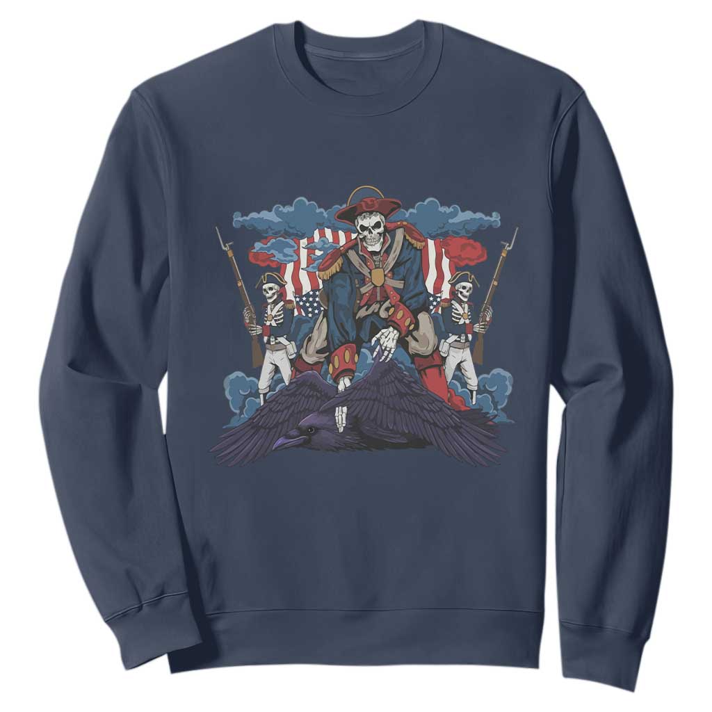NE Dark Football Spirit Rivalry Sweatshirt Game Day Lover Gift TS12 Navy Print Your Wear