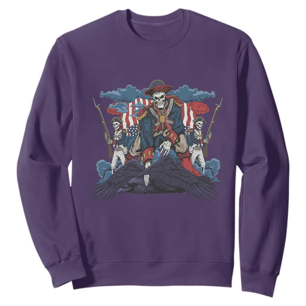 NE Dark Football Spirit Rivalry Sweatshirt Game Day Lover Gift TS12 Purple Print Your Wear