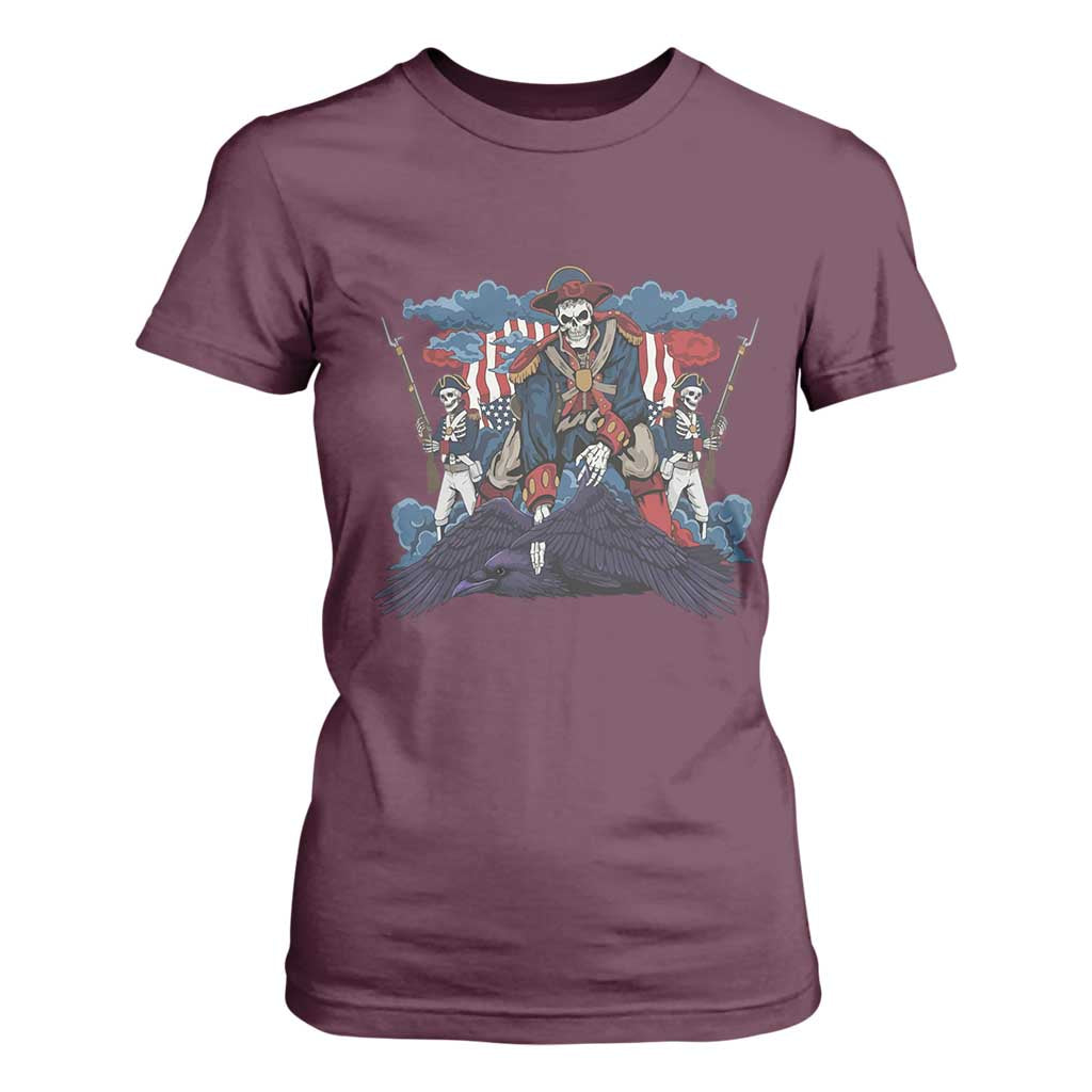 NE Dark Football Spirit Rivalry T Shirt For Women Game Day Lover Gift TS12 Maroon Print Your Wear