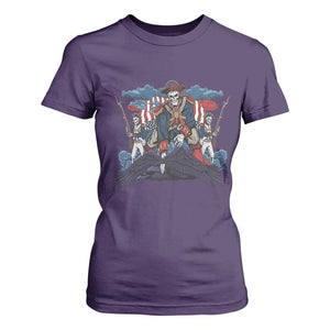 NE Dark Football Spirit Rivalry T Shirt For Women Game Day Lover Gift TS12 Purple Print Your Wear