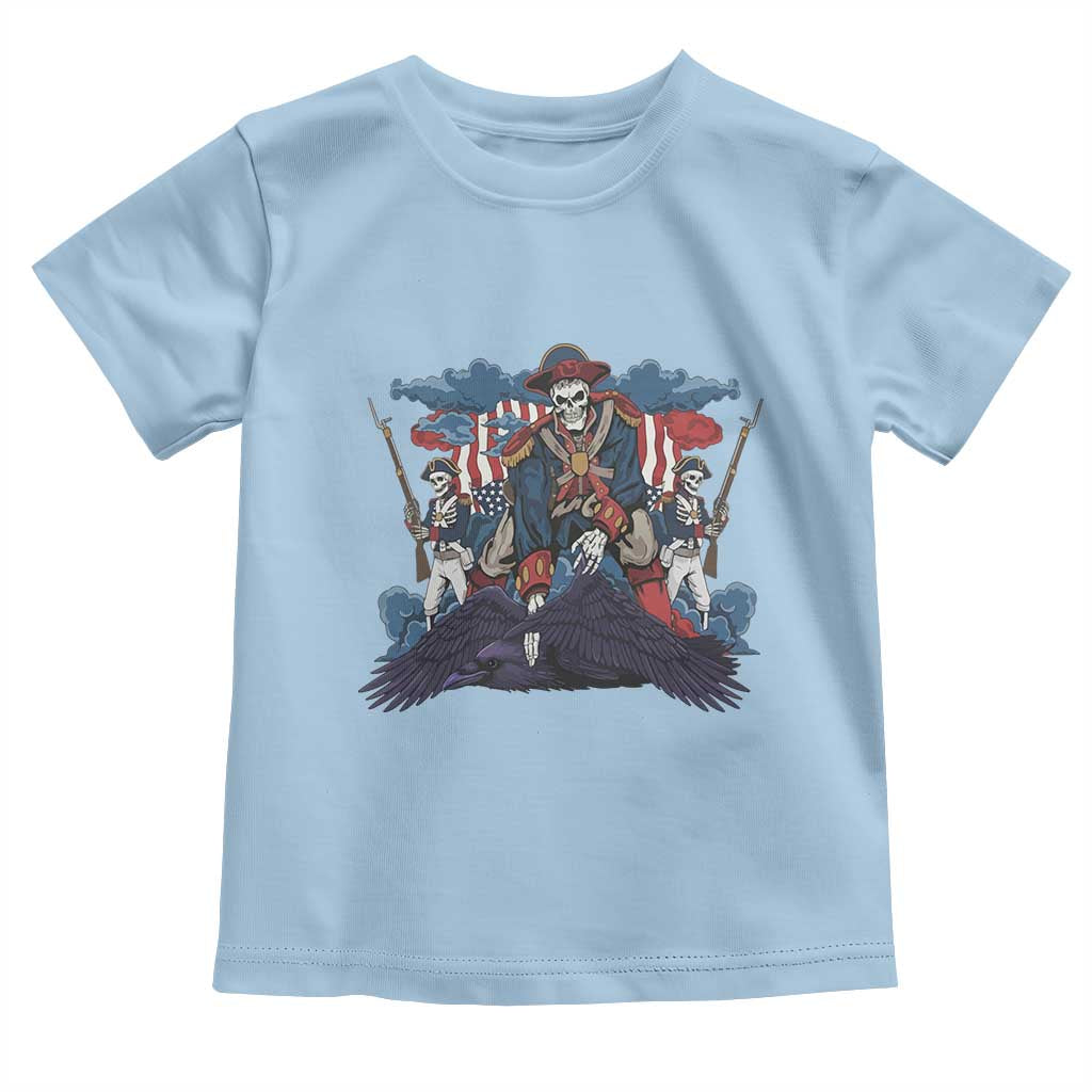 NE Dark Football Spirit Rivalry Toddler T Shirt Game Day Lover Gift TS12 Light Blue Print Your Wear