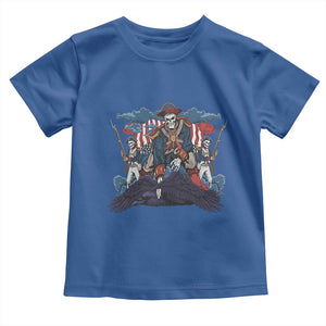 NE Dark Football Spirit Rivalry Toddler T Shirt Game Day Lover Gift TS12 Royal Blue Print Your Wear