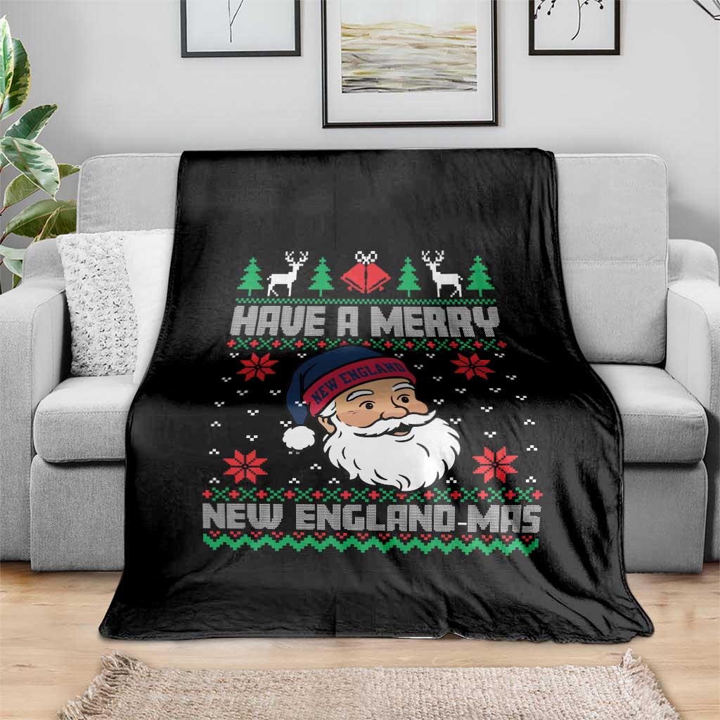 Have A Merry NE Mas Throw Blanket Funny Ugly Christmas Football Gift TS12 Print Your Wear