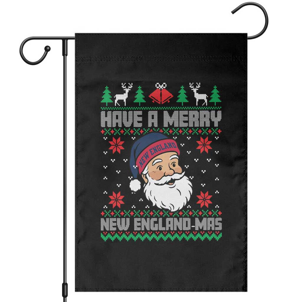 Have A Merry NE Mas Garden Flag Funny Ugly Christmas Football Gift TS12 Black Print Your Wear