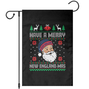 Have A Merry NE Mas Garden Flag Funny Ugly Christmas Football Gift TS12 Black Print Your Wear