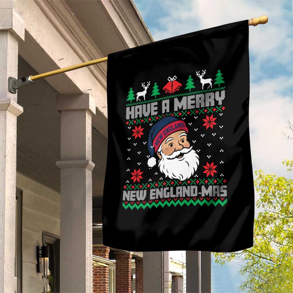 Have A Merry NE Mas Garden Flag Funny Ugly Christmas Football Gift TS12 Print Your Wear