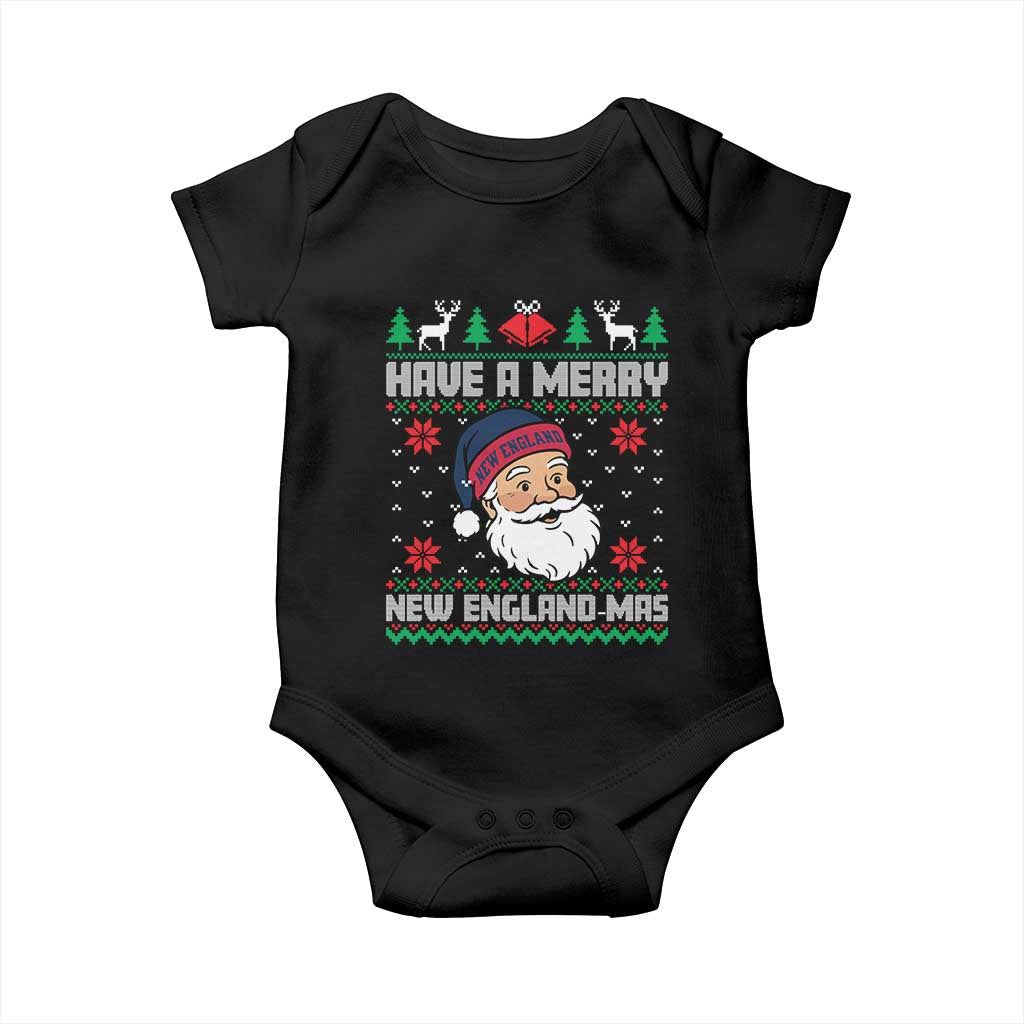 Have A Merry NE Mas Baby Onesie Funny Ugly Christmas Football Gift TS12 Black Print Your Wear
