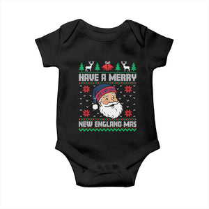Have A Merry NE Mas Baby Onesie Funny Ugly Christmas Football Gift TS12 Black Print Your Wear