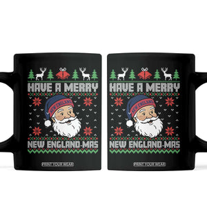 Have A Merry NE Mas Coffee Mug Funny Ugly Christmas Football Gift TS12 Black Print Your Wear