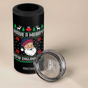 Have A Merry NE Mas 4 in 1 Can Cooler Tumbler Funny Ugly Christmas Football Gift TS12 Print Your Wear