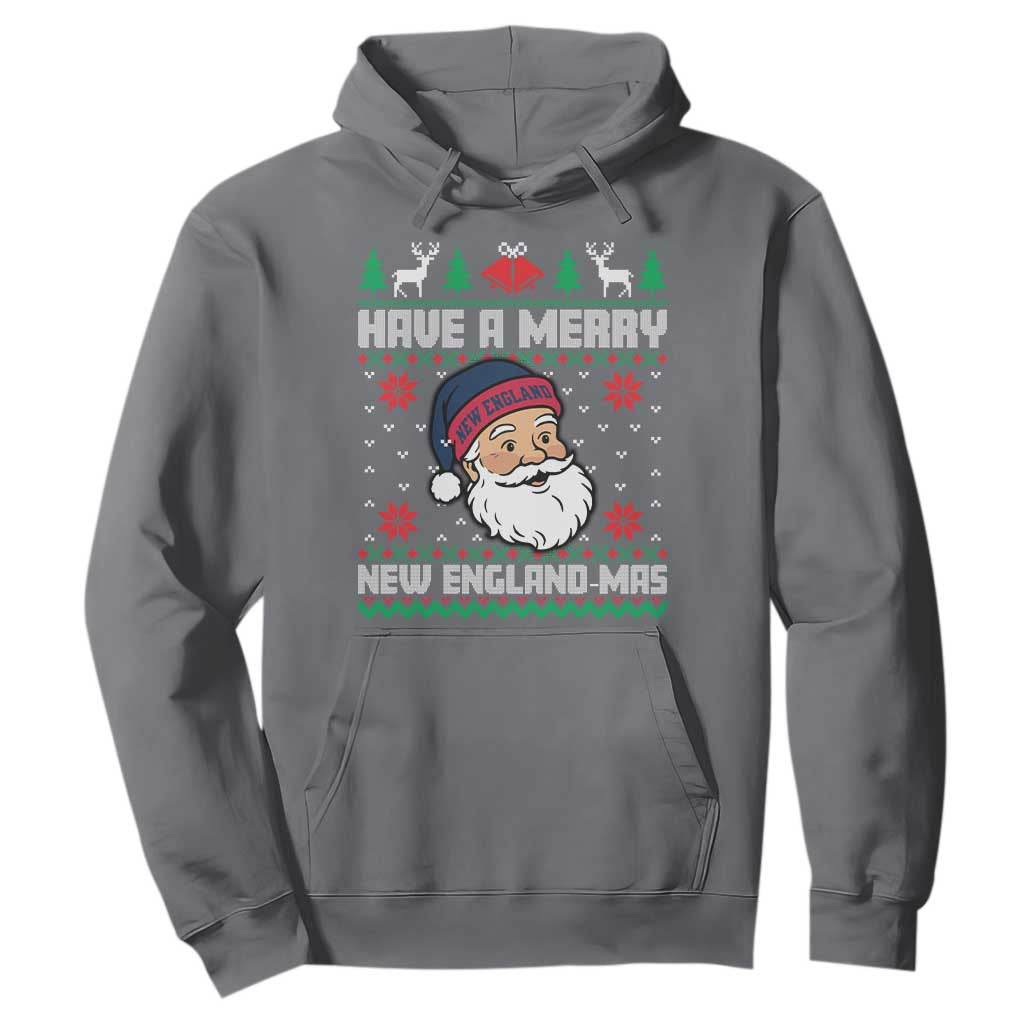 Have A Merry NE Mas Hoodie Funny Ugly Christmas Football Gift TS12 Charcoal Print Your Wear