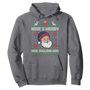 Have A Merry NE Mas Hoodie Funny Ugly Christmas Football Gift TS12 Charcoal Print Your Wear