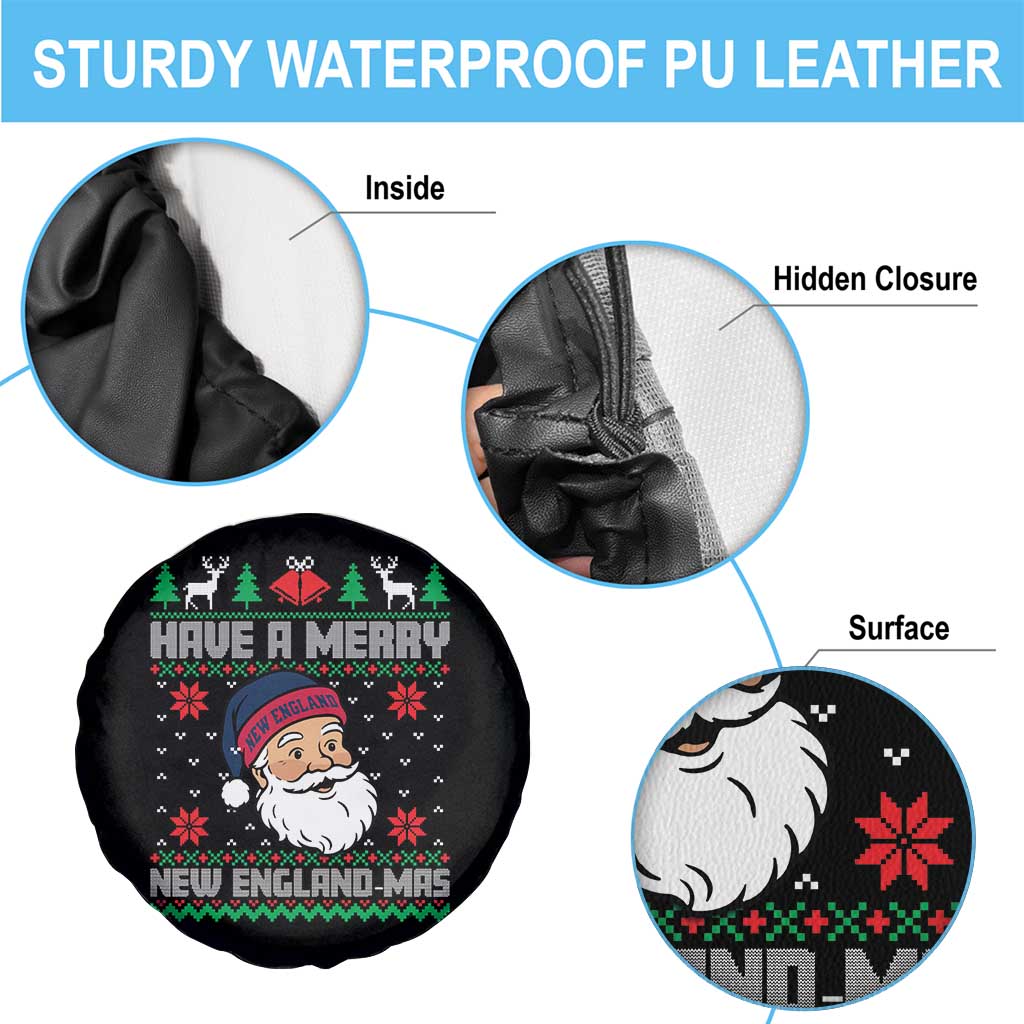 Have A Merry NE Mas Spare Tire Cover Funny Ugly Christmas Football Gift TS12 Print Your Wear
