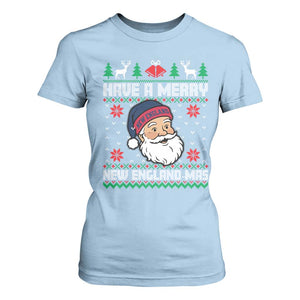 Have A Merry NE Mas T Shirt For Women Funny Ugly Christmas Football Gift TS12 Light Blue Print Your Wear