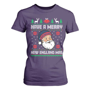 Have A Merry NE Mas T Shirt For Women Funny Ugly Christmas Football Gift TS12 Purple Print Your Wear