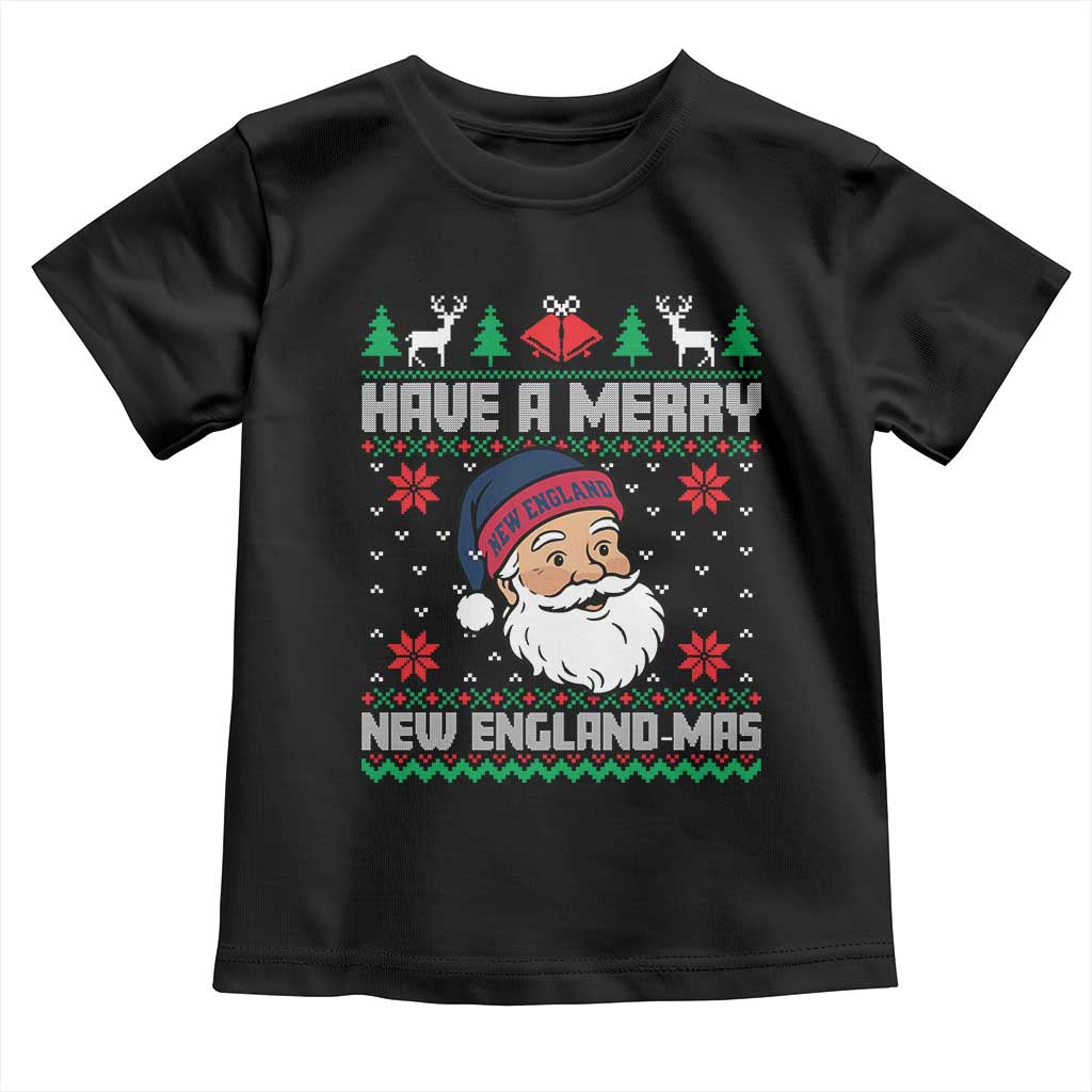 Have A Merry NE Mas Toddler T Shirt Funny Ugly Christmas Football Gift TS12 Black Print Your Wear