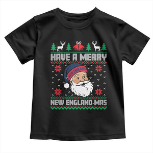 Have A Merry NE Mas Toddler T Shirt Funny Ugly Christmas Football Gift TS12 Black Print Your Wear