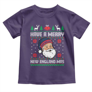 Have A Merry NE Mas Toddler T Shirt Funny Ugly Christmas Football Gift TS12 Purple Print Your Wear