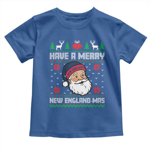 Have A Merry NE Mas Toddler T Shirt Funny Ugly Christmas Football Gift TS12 Royal Blue Print Your Wear