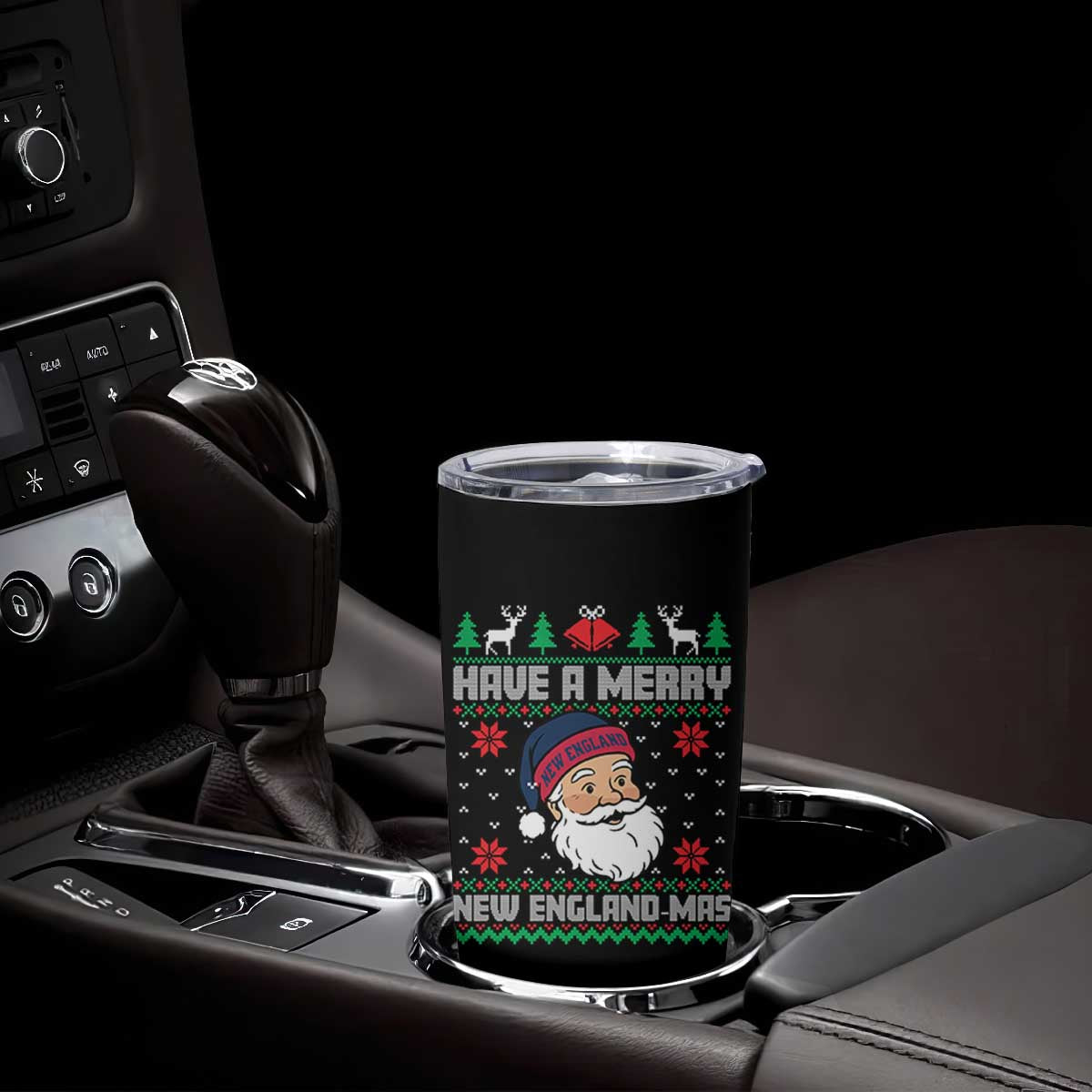 Have A Merry NE Mas Tumbler Cup Funny Ugly Christmas Football Gift TS12 Print Your Wear