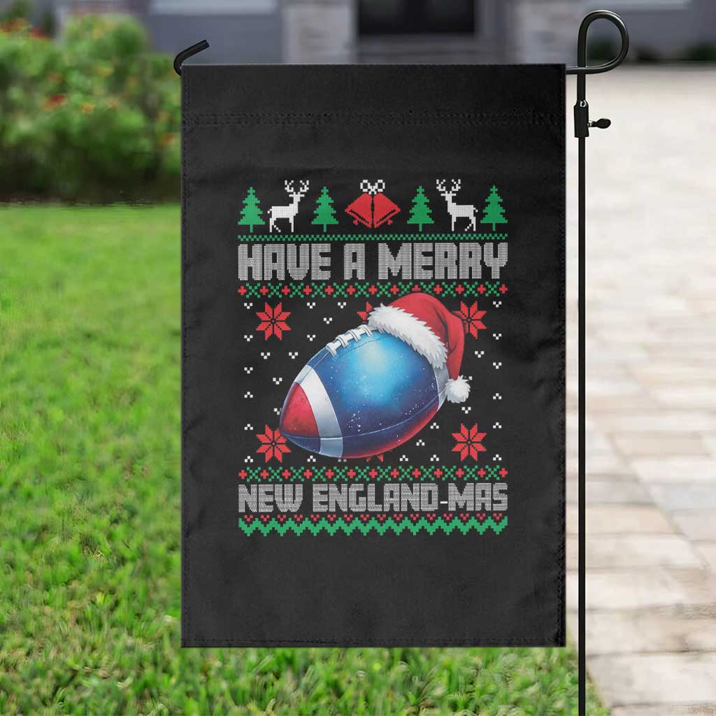 Have A Merry NE Mas Garden Flag Funny Football Fan Ugly Christmas Gift TS12 Print Your Wear
