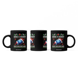 Have A Merry NE Mas Coffee Mug Funny Football Fan Ugly Christmas Gift TS12 Print Your Wear