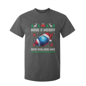 Have A Merry NE Mas T Shirt For Kid Funny Football Fan Ugly Christmas Gift TS12 Dark Heather Print Your Wear