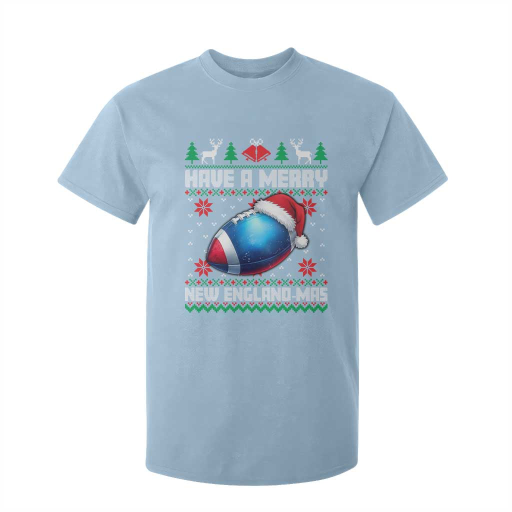 Have A Merry NE Mas T Shirt For Kid Funny Football Fan Ugly Christmas Gift TS12 Light Blue Print Your Wear